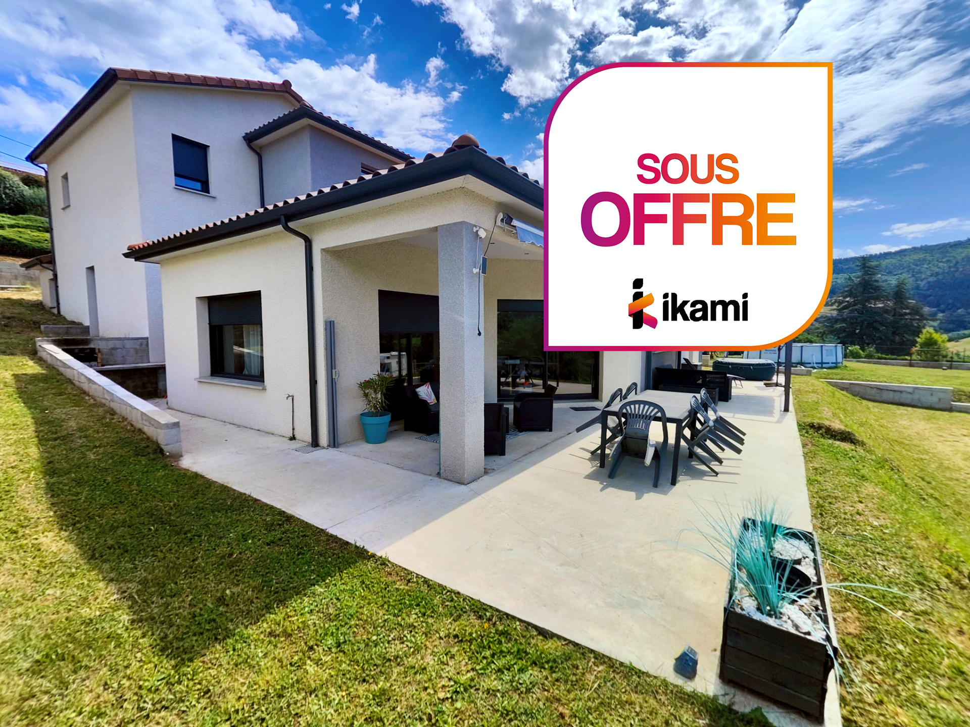 Maison familiale récente avec vue exceptionnelle