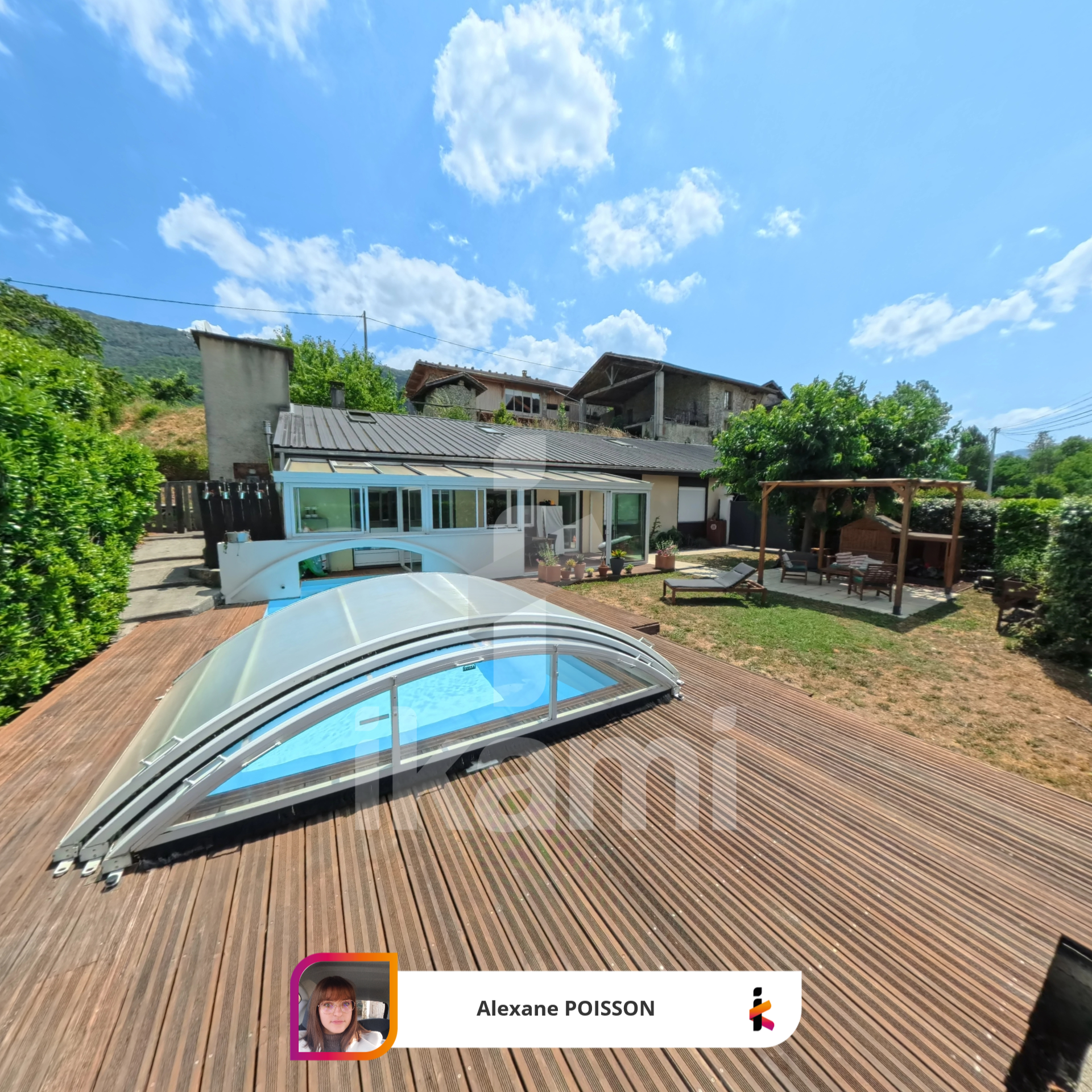 Maison de 112 m2 avec piscine couverte et garage Saint-Jea