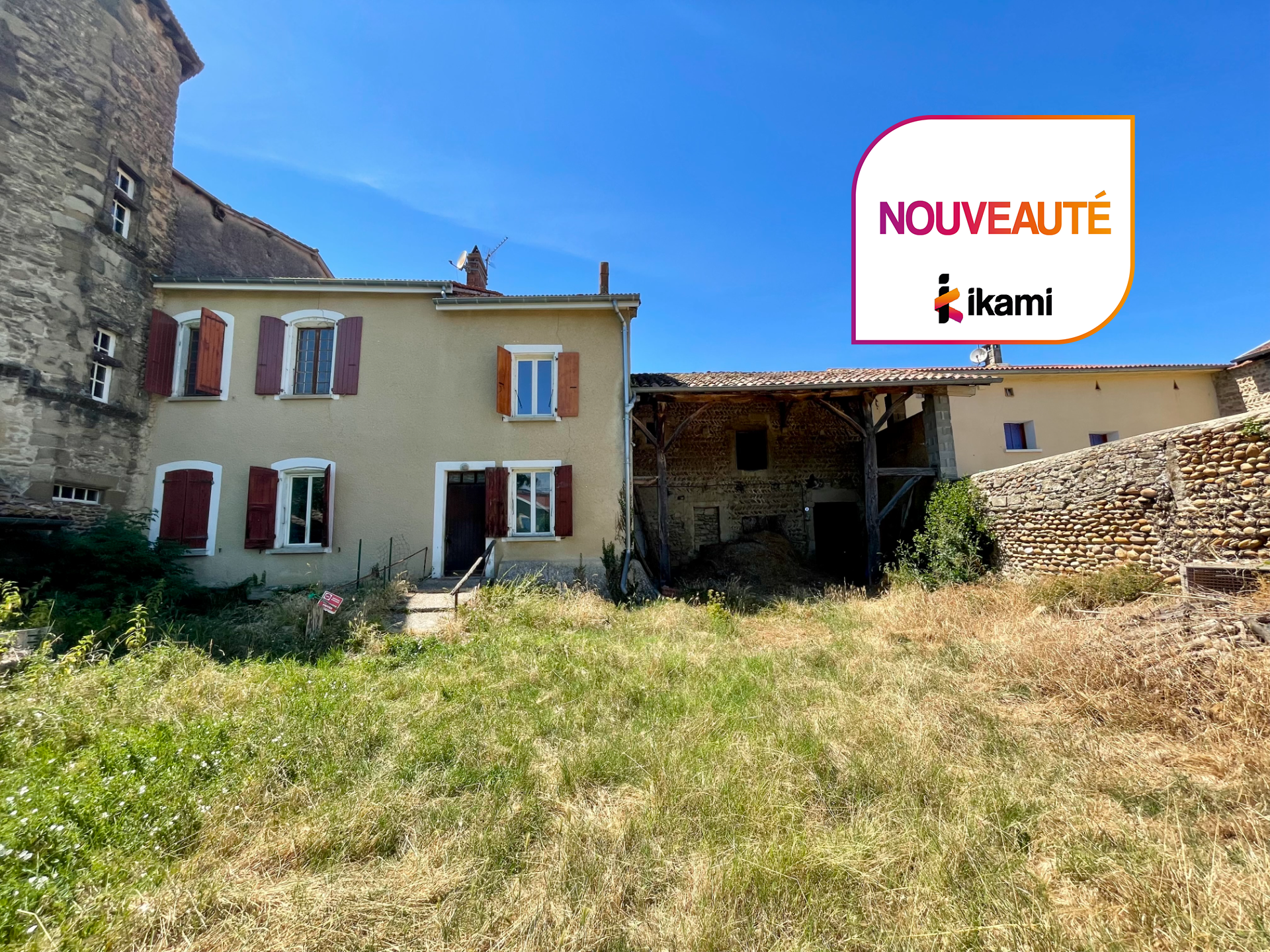 MAISON ANCIENNE À RENOVER AVEC JARDIN ET DEPENDANCES