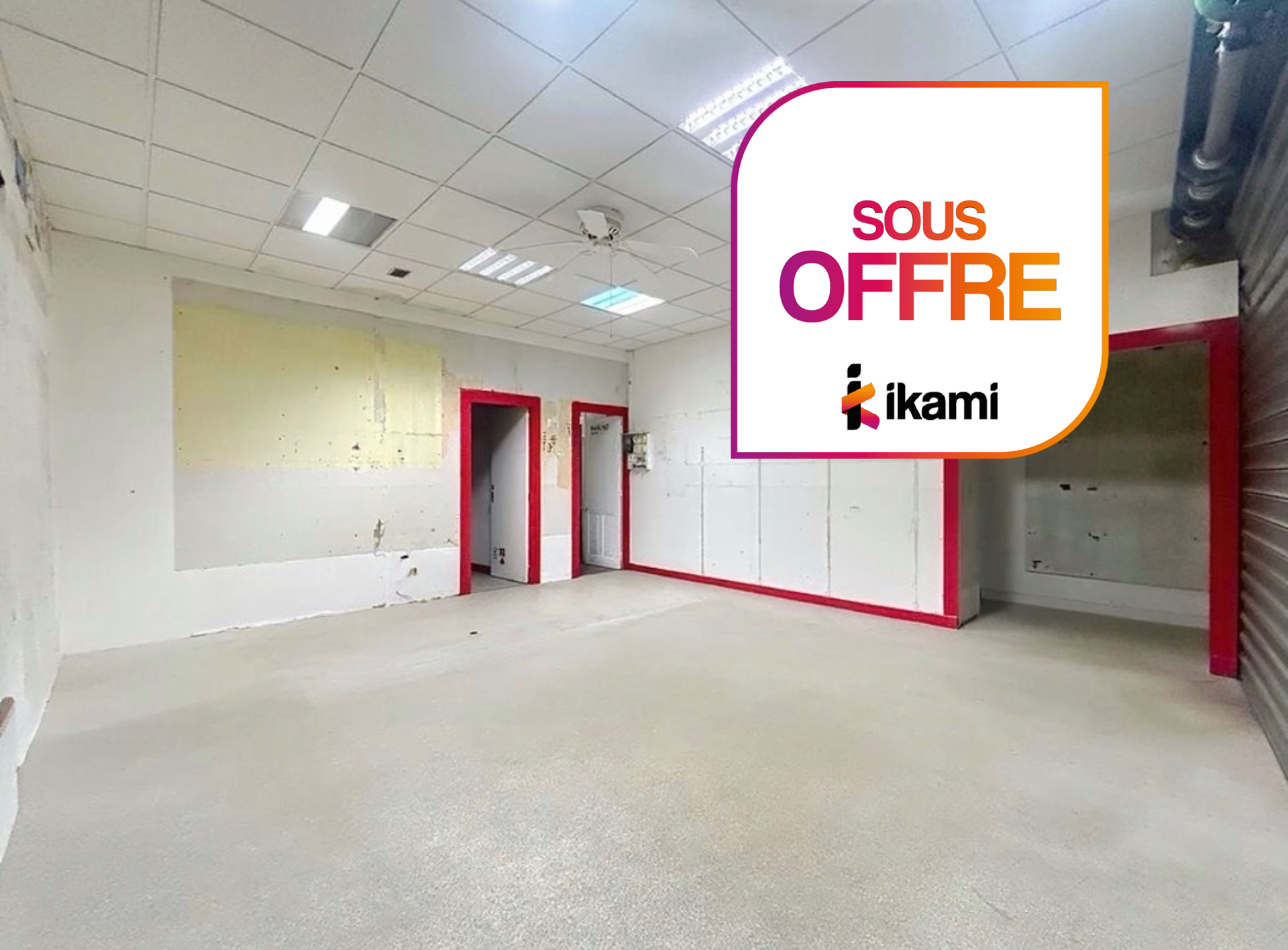 Local professionnel avec possibilité d'habitation - centre v