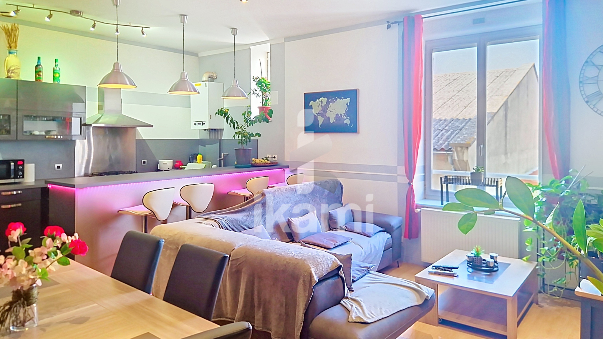Appartement centre St Rambert d'Albon 3 chambres 93 m2 avec