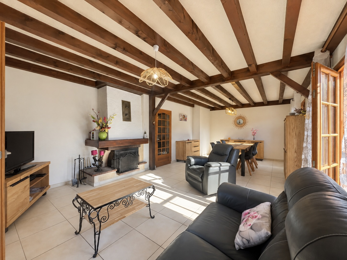 Maison individuelle - 4 chambres - jardin piscinable