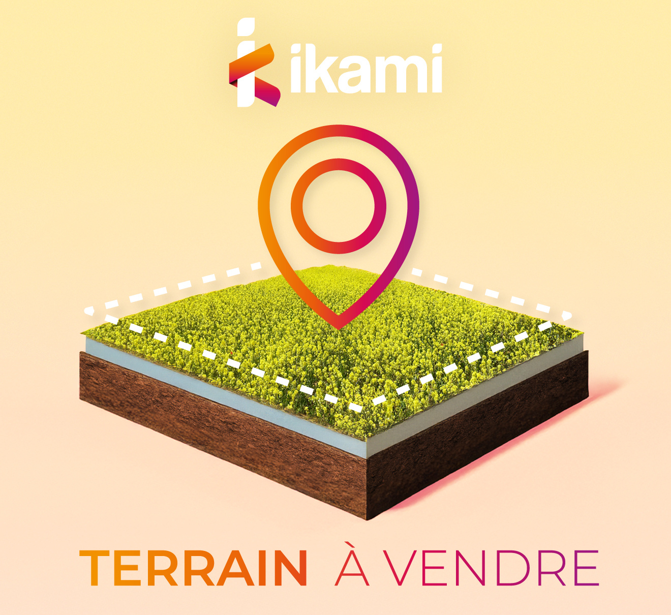 Magnifique terrain en seconde ligne   Calme absolu en lisièr